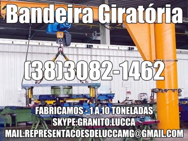 Bandeira Giratória (38)3082-1462 fabricamos e Montamos